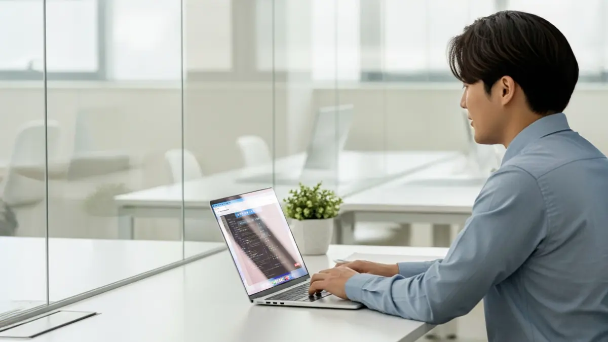 RemoteView 网页版远程控制连接成功后的工具栏与桌面操作界面